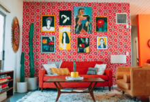 Bold and Beautiful: Living Room with Red Sofa Ideas That Redefine Style