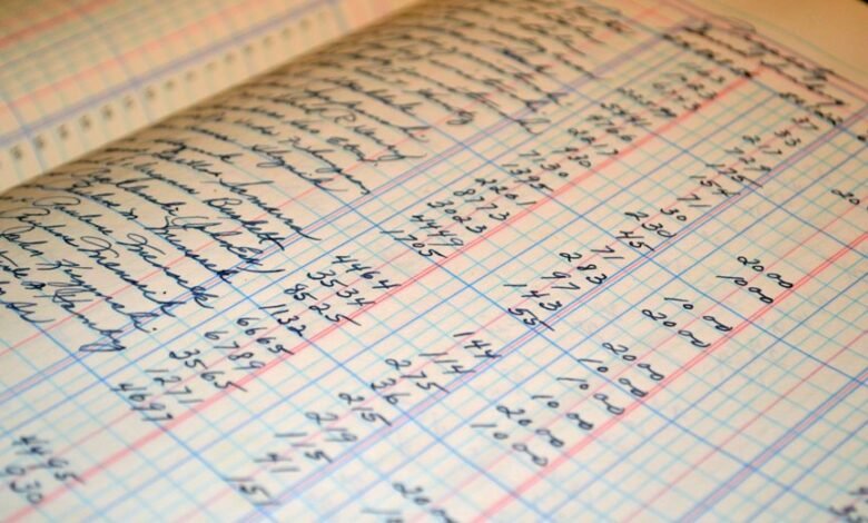 numeric attribution ledger details